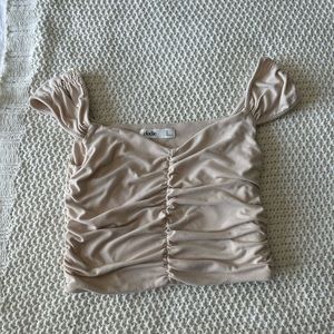 Elodie Ruched crop tank